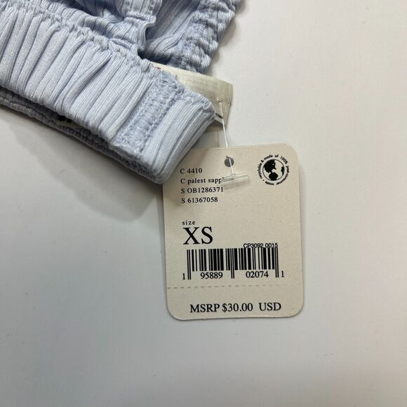 Free People Wait and See Bralette Womens XS Extra Small Pale Blue No Pads Bra - Picture 7 of 14